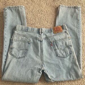 Levi's 550 Light Blue Denim Jeans